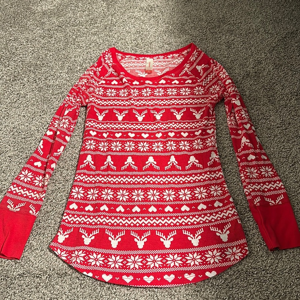 Long Sleeved Christmas Top